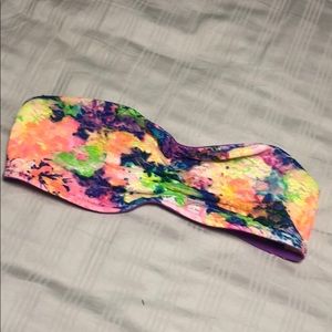 🏇 2 for $20 🏇 PINK neon strapless bandeau